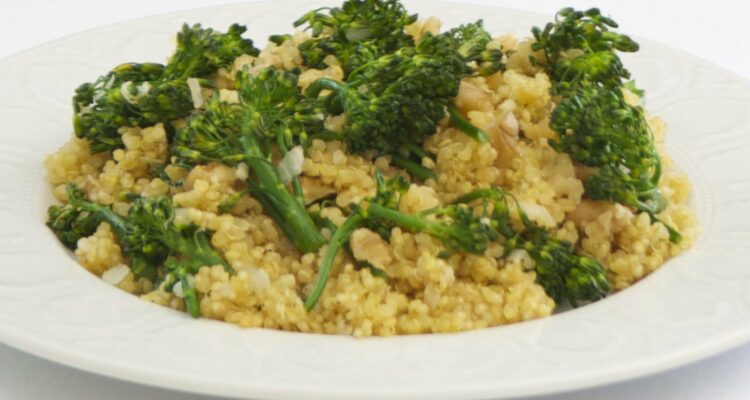Broccolini Quinoa Pilaf